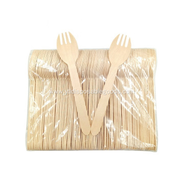 Party flatware wood cutlery disposable spork